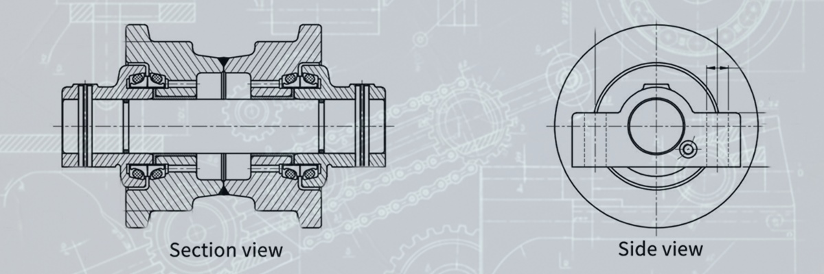 Track roller structure