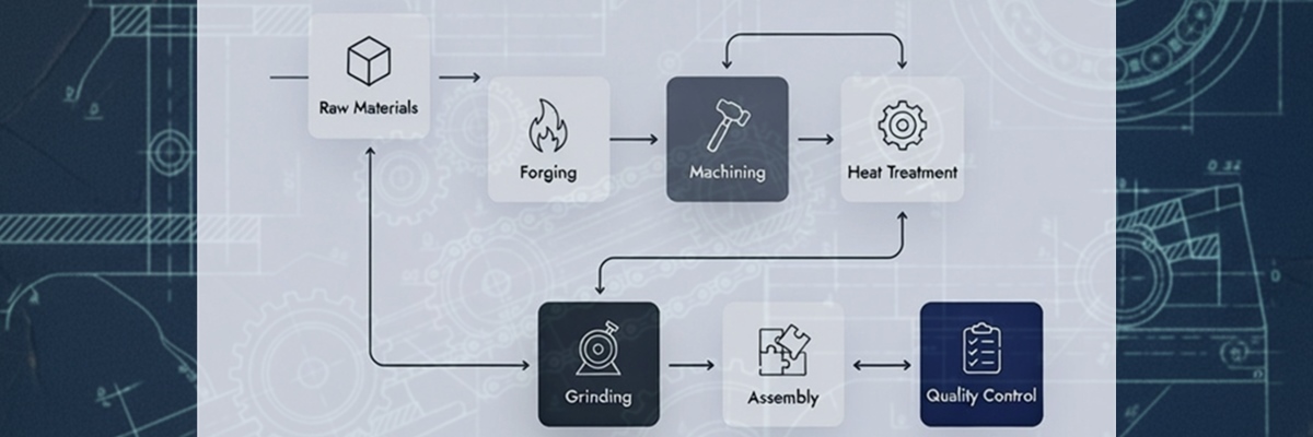 KASU dozer carrier roller product process