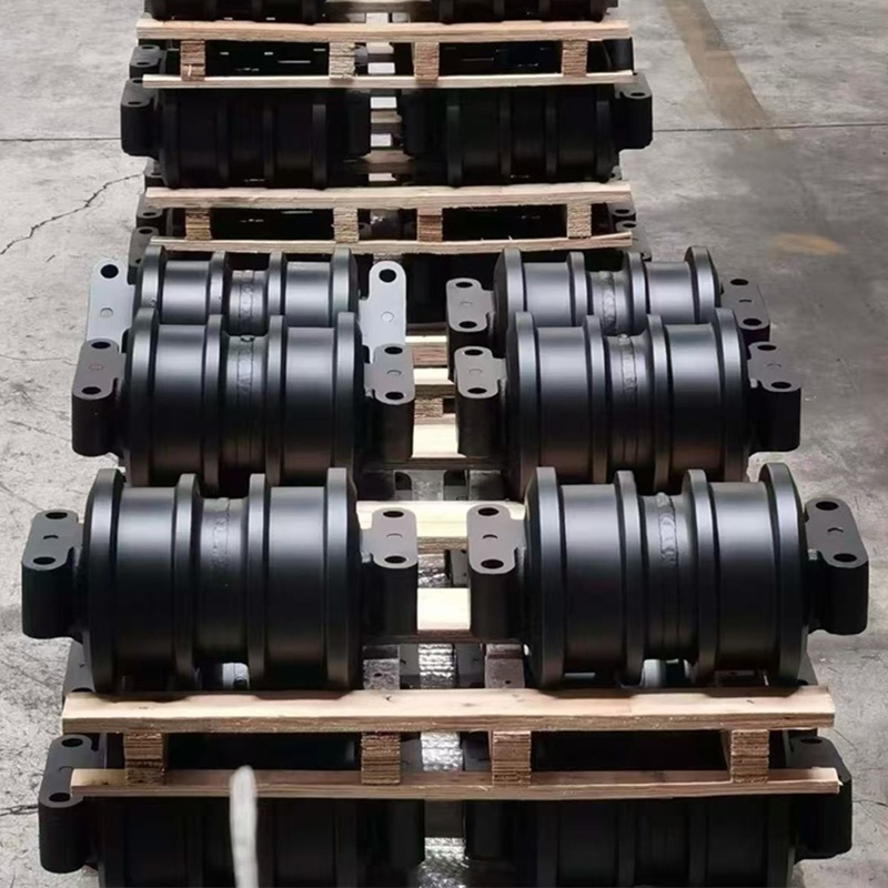 Komatsu PC500 track roller double flange